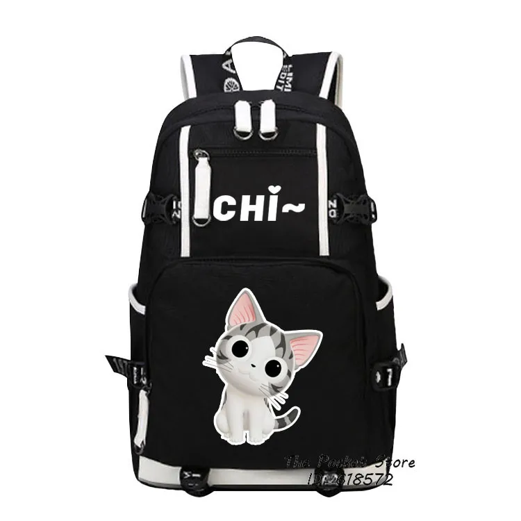 Женский рюкзак Kawaii Cat, милый домашний рюкзак Chi's, тканевый школьный рюкзак Chi Cat, розовый рюкзак для путешествий