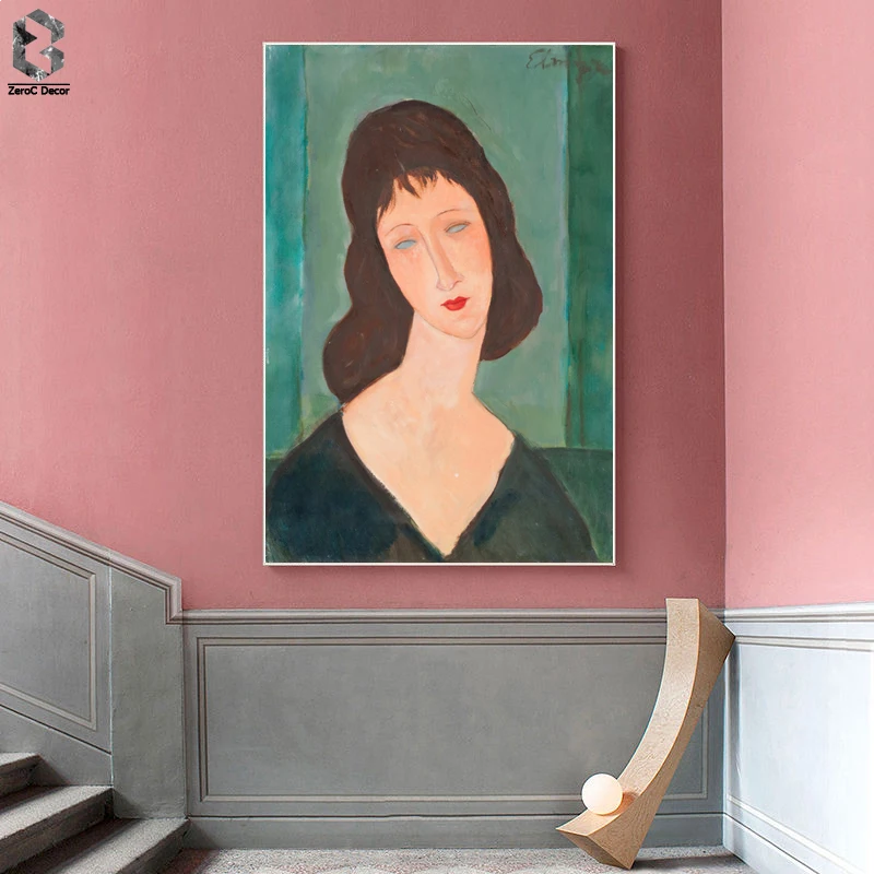 Amedeo Modigliani итальянский художник холст художественный плакат и печать девушка