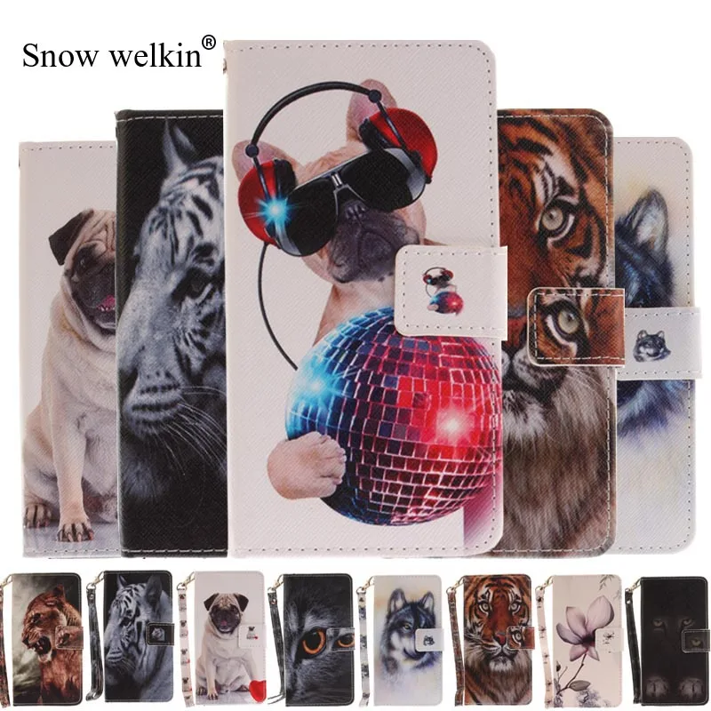 Fashion Pattern PU Leather Case For LG K8 K10 K3 K4 2017 Xpower Q6 G6 Mini Flip Wallet Phone sFor Cover + Lanyard | Мобильные