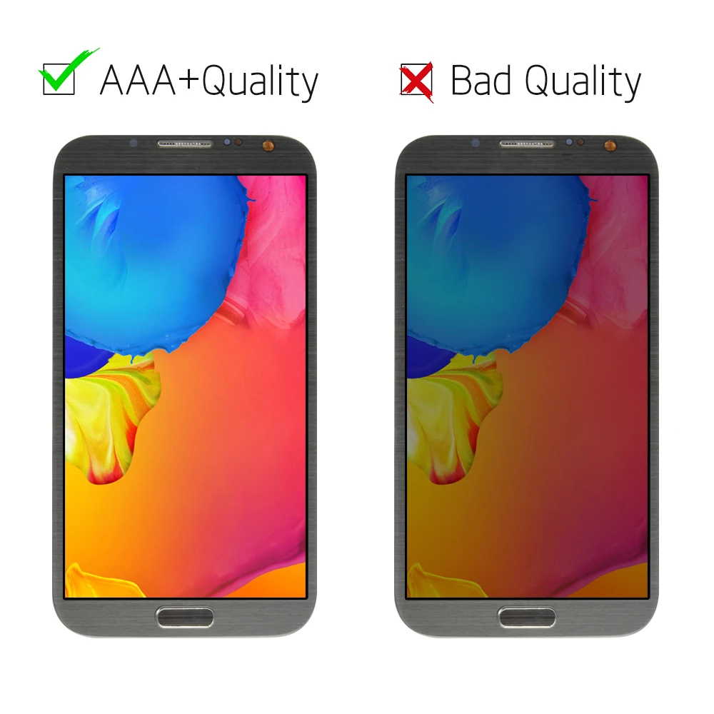 5 ''AMOLED LCD для Samsung Galaxy Note 2 дисплей сенсорный экран II N7100 дигитайзер в сборе с