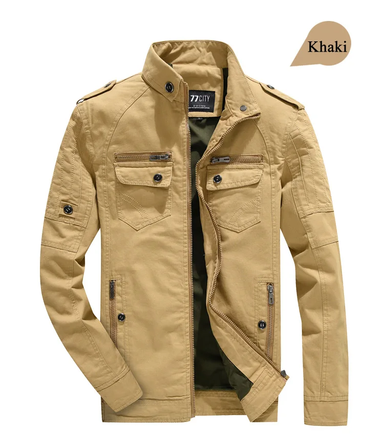 Khaki Hiking jacket men Clothes Coat Military bomber men's jackets Tactical Outwear Breathable Light Windbreaker plus size jackets - Цвет: Khaki