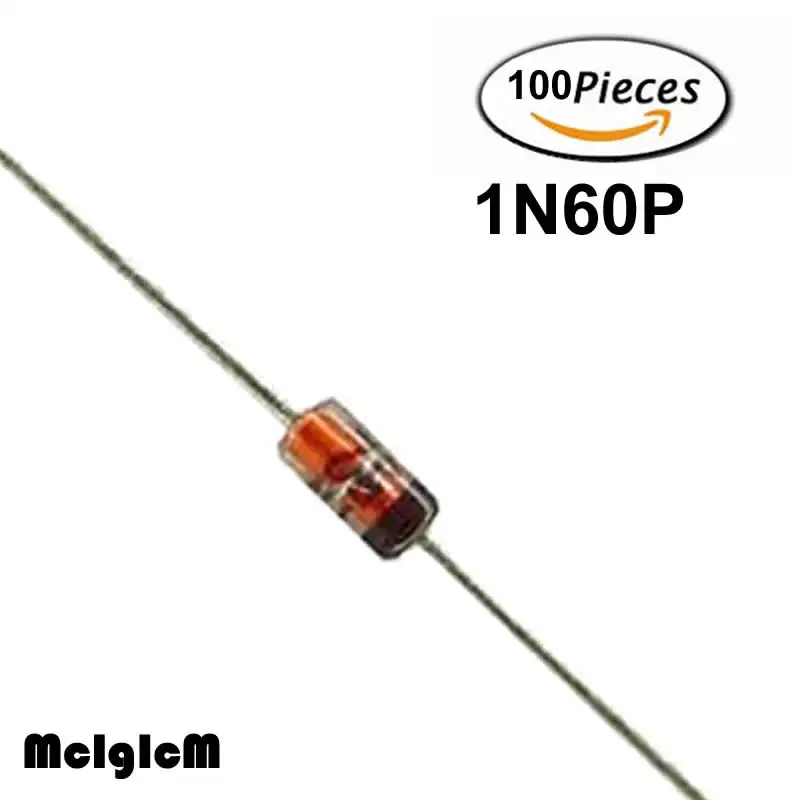 MCIGICM 100 шт. 1N60 1N60P диод Шоттки Германий ТВ Радио FM Обнаружение|tvs diode|schottky diodediode schottky