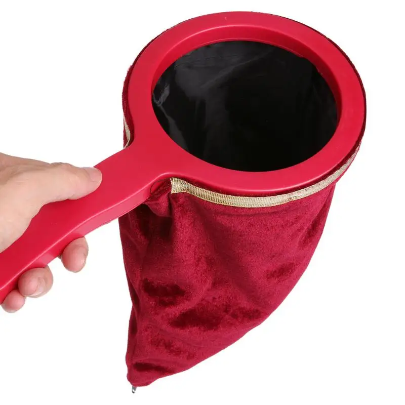 Magic Red Universal Empty Tool Tricks Change Bag Beginner Magician prop Make Things Appear or Disappear Color Random Gag Kid Toy