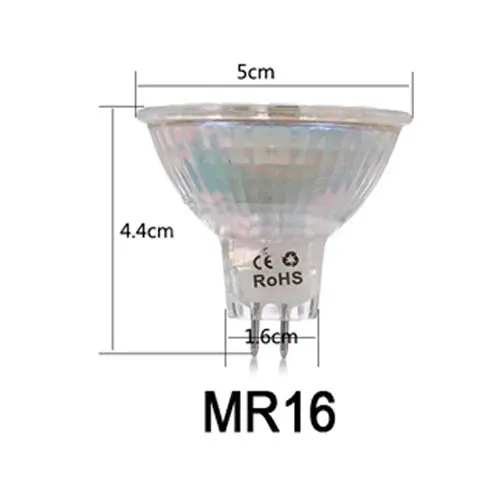 LinFlower 3 Вт высокомощный светодиодный светильник 30 эквивалент MR16 5050SMD 29 прожектор