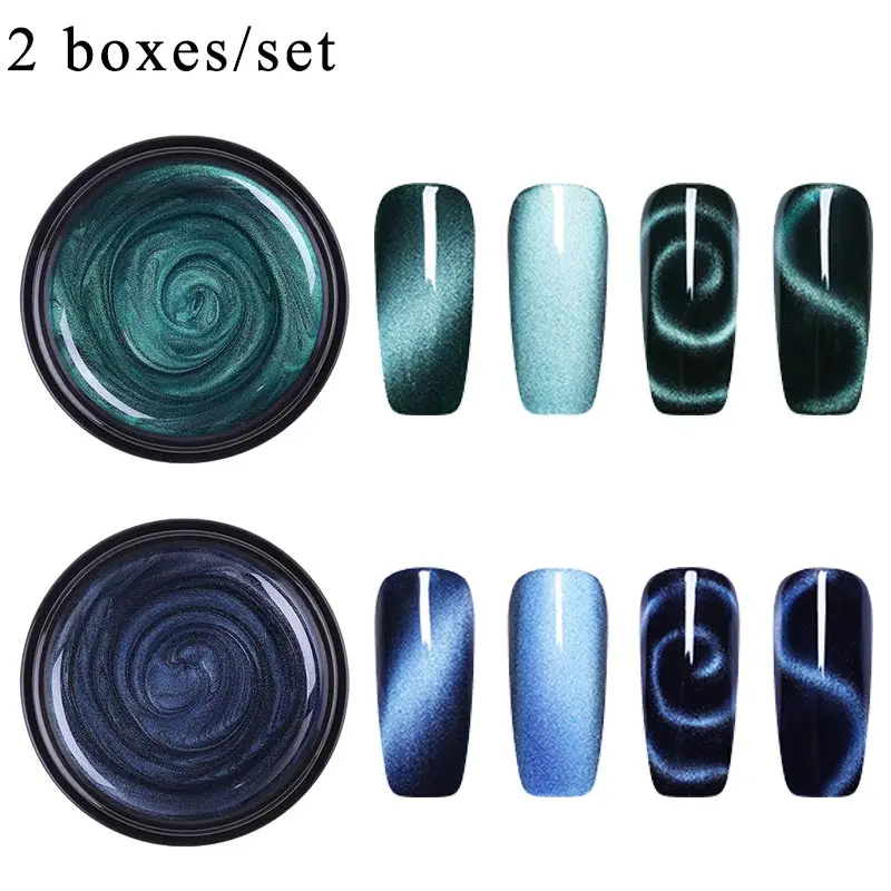 Set 13 LEMOOC Магнитный 5D кошачий глаз УФ-лак для ногтей постоянный Гель-лак магнит Волшебный Гель-лак для ногтей кошачий глаз впитывающийся Гель-лак для нейл-арта - Цвет: Set 13