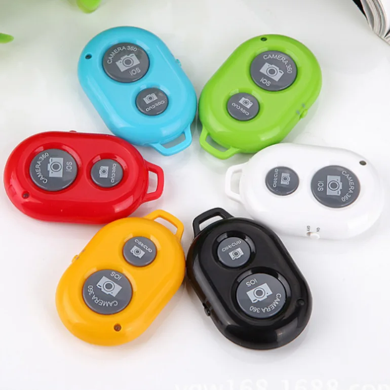 

1PC Remote Control Button Wireless Bluetooth Shutter Self-Timer Camera for iPhone Android Phone high quality