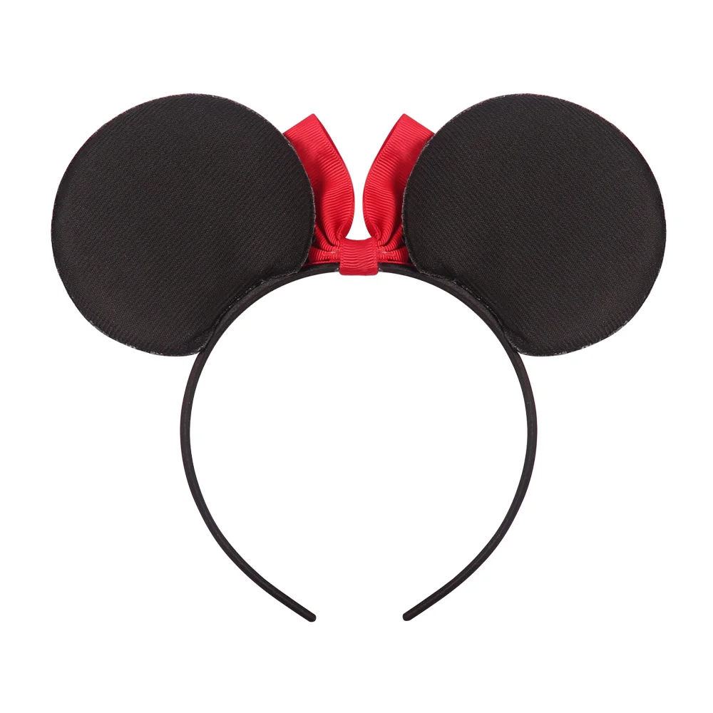 Блесток лук B ушками для детей блестящие бабочка волос с блеском Hairbands девочек