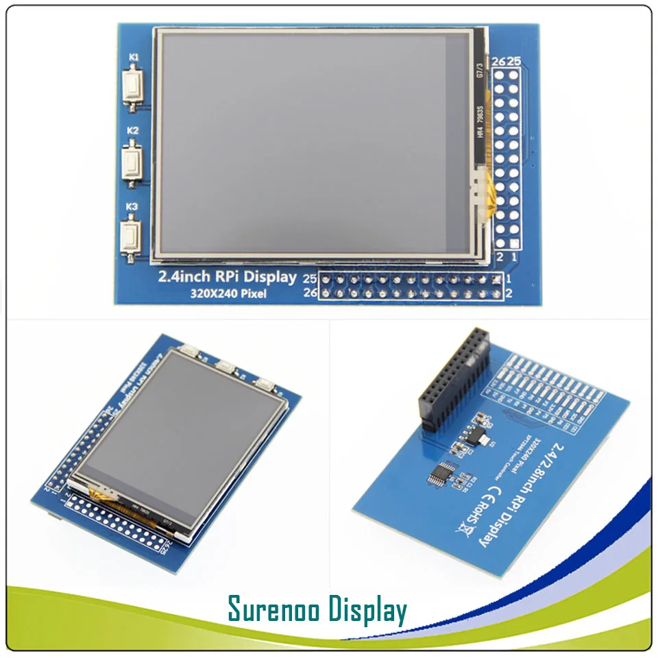 ЖК экран для Raspberry Pi GPIO 2 4/2 8 дюйма 320*240|ЖК-модули| |