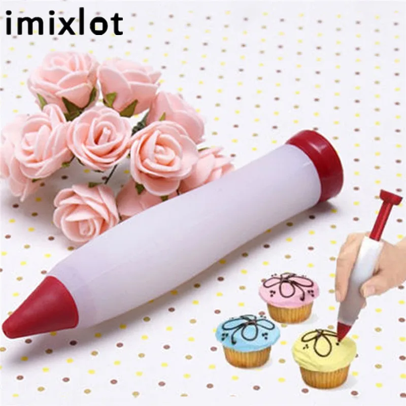 Imixlot Пищевая силиконовая ручка инструменты для выпечки джем крем сделай сам