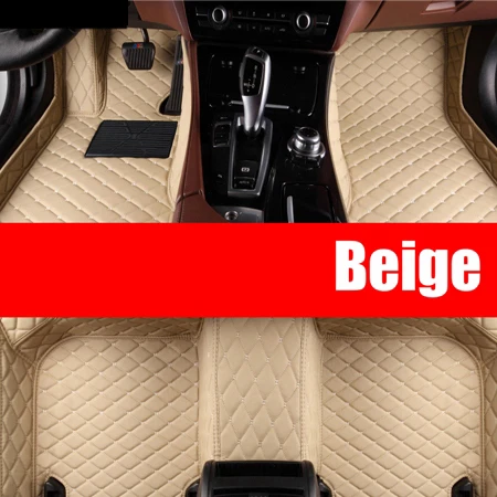 Beige Автомобильный коврик для mercedes GLC 200 260 300 220d 250d 350e AMG Coupe аксессуары напольный коврик ковры - Название цвета: Beige