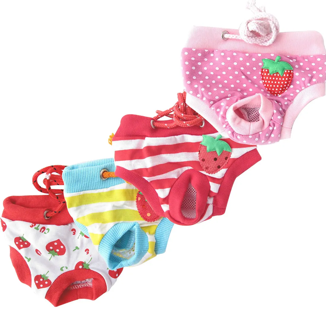 Трусы для щенков санитарные милые штаны женщин физиологические шорты собак