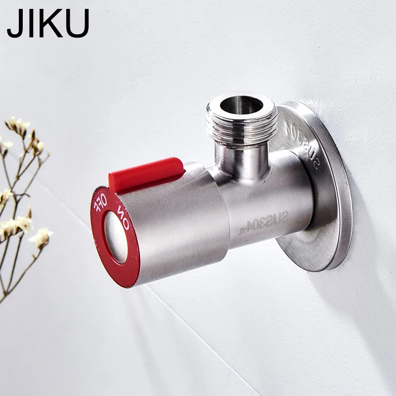 Угловые Клапаны JIKU SUS304 из нержавеющей стали кухонные аксессуары для ванной