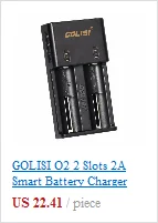 GOLISI S43 26650 Перезаряжаемые Батарея литий-ионный аккумулятор 4300mAh 3,7 V 35A большого потока энергии низкое внутреннее сопротивление для Светодиодный фонарики Налобные