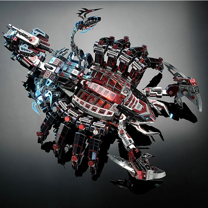 Voltron робот Скорпион лев собака DIY 3D Сборная модель стальной Металл шарнир