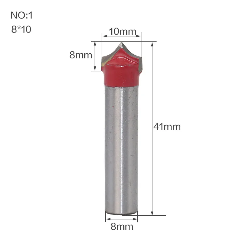 1 шт. 8 хвостовик круглая носовая точка долото шейкер режущий инструмент для