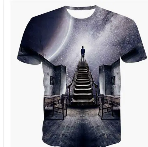 2015 Costume Men/Women's galaxy space T-Shirt print I could see the universe 3D T shirt Casual Unisex tshirts harajuku tee |