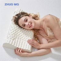 50x30cm natural latex pillow sleeping bedding cervical for neck massage pillow health neck bonded head care memory pillow