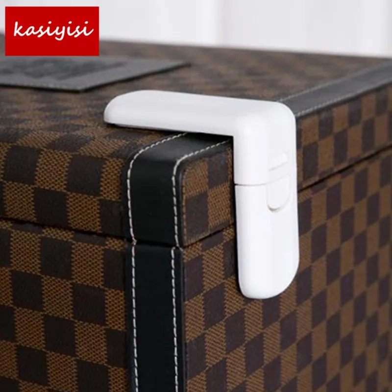 

10 шт./лот Детская безопасность Prodcuct замок ящика предохранитель для шкафов и ящиков шкаф Toliet замок Многофункциональный пластиковый замок