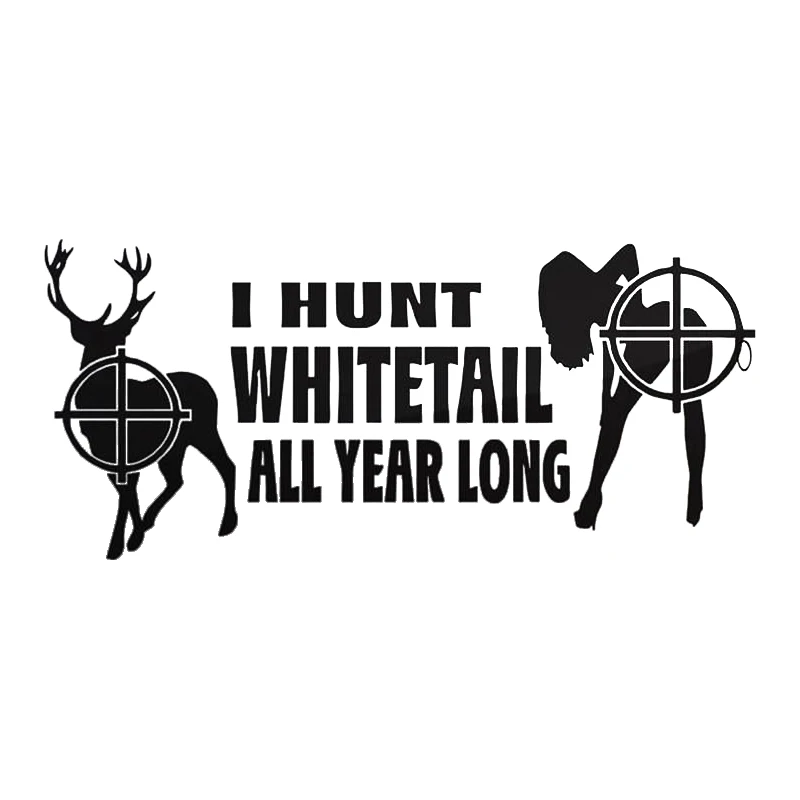 

Hunting Buck of Decal Hunting Club Girl Sticker Hollow Sticker Hunter Window Car Vinyl Decal Funny Poster Motorcycle