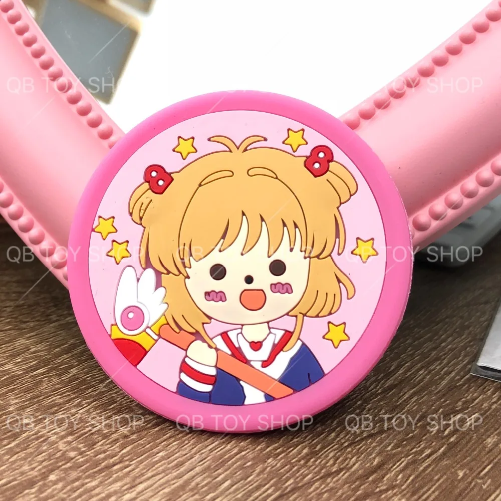 INS милый розовый цвет девушка Q version аниме мультфильм Cardcaptor Сакура круглое зеркало