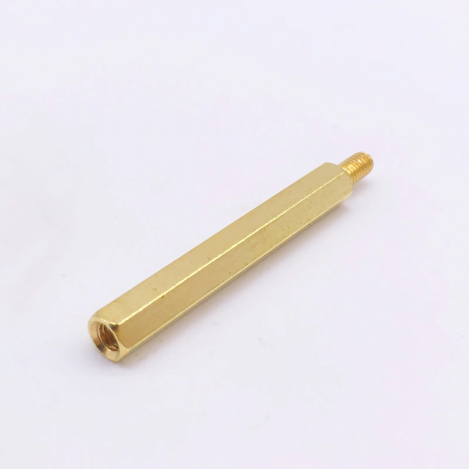 

M3x4+2.5 Spacer Screws Hex Standoff Nuts Male to Female Brass Golden Pack 100