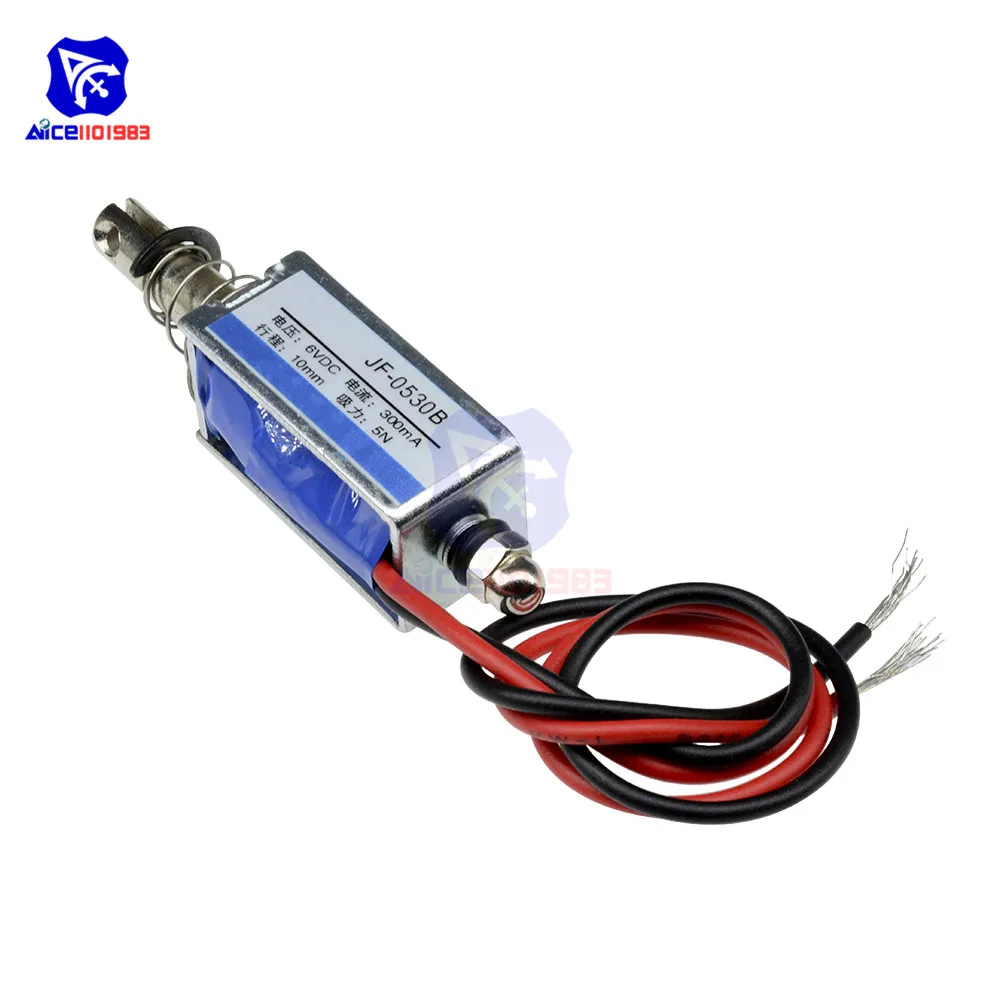 Электромагнитный Электромагнит diymore DC 6 в 300 мА 5 Н/10 мм|electromagnet dc|dc dcelectromagnet solenoid |