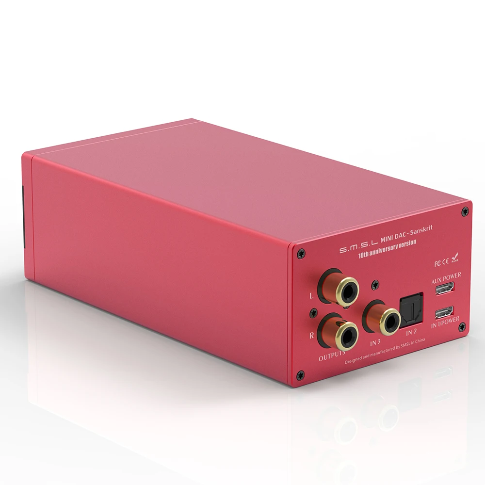 SMSL Sanskrit 10th SK10 мини Hi-Fi цифровой декодер AK4490 PCM384 DSD256 DAC предварительно выход акселерометр Поддержка OTG с пультом дистанционного управления