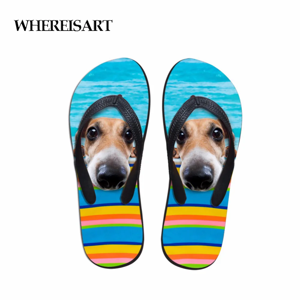 WHEREISART/летние пляжные женские Вьетнамки Женские шлепанцы Домашняя обувь для