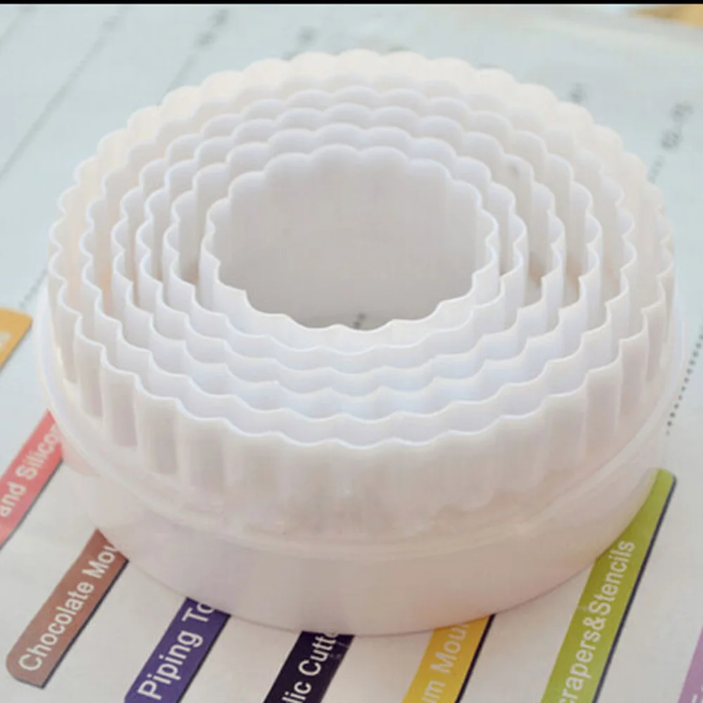 6 шт./компл. форма круглой формы для мастики торта украшения печенья | Дом и сад