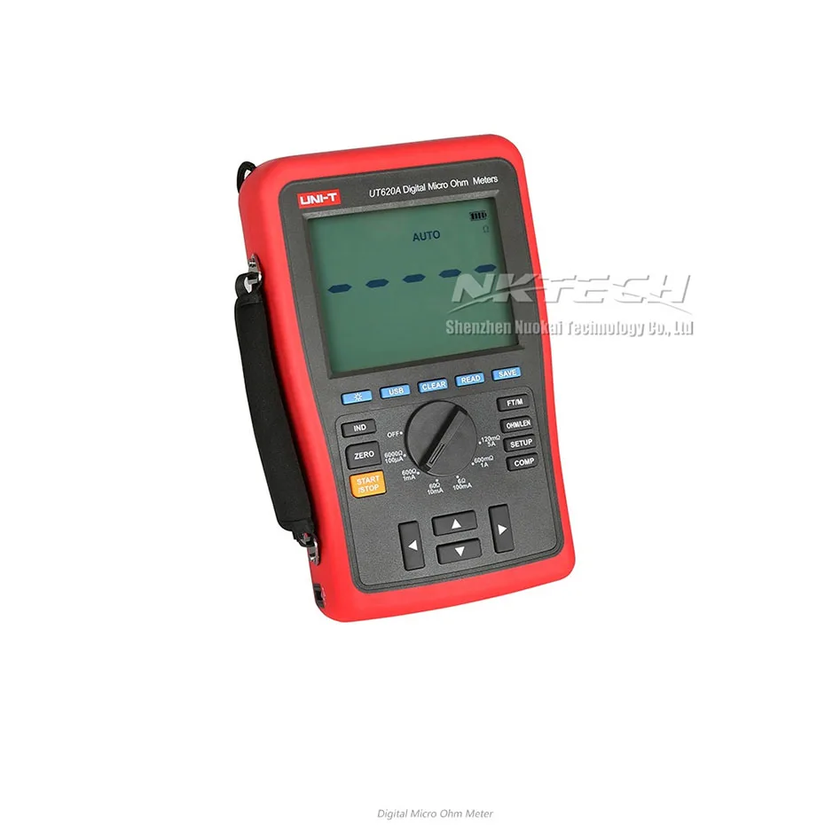 UNI T UT620A DC Цифровой Микро ом метр низкое сопротивление тестер 4 проводное