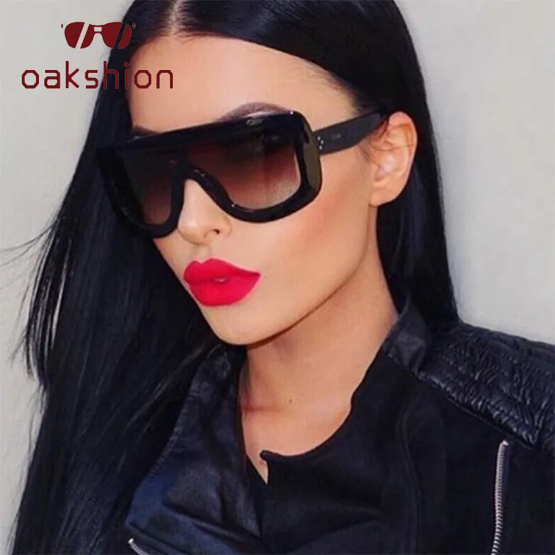 Женские и мужские солнцезащитные очки с квадратной оправой модные цельные