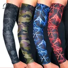 Рукава компрессионные камуфляжные для баскетбола, волейбола, бега, защитные устройства для рук, 1 шт.