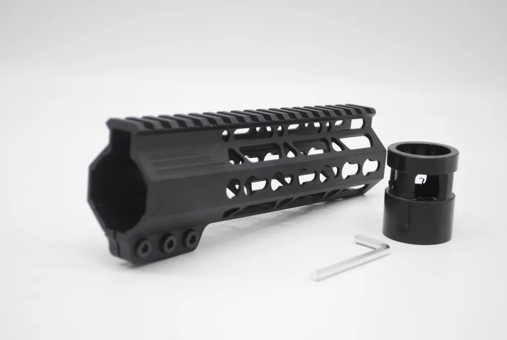 Тройной алюминиевый черный зажимной стильный Keymod/M lok Handguard Rail Picatinny Free Float Mount System
