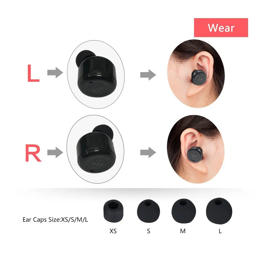 X3T bluetooth гарнитура TWS touch CSR4.2 наушники|Наушники и гарнитуры| |