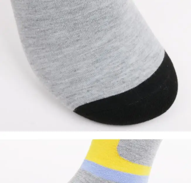 Оптовая (5 пар/партия) новые люди бороться цвет хлопка бизнес носки дышащая пот