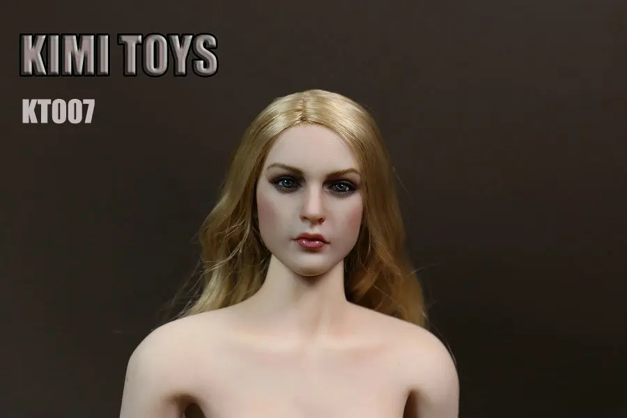 1/6 KIMI KT007 американская Европейская женская голова для горячих игрушек Phi cen|1/6 female