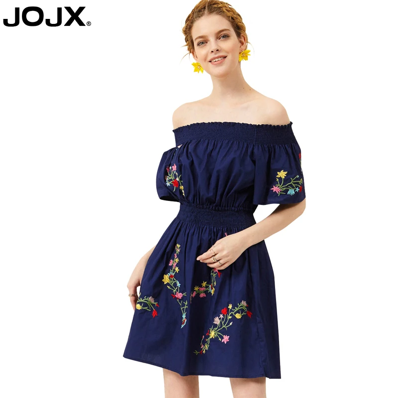 Jojx платье с цветочным рисунком Новинка 2018 года брендовые слэш-образным вырезом