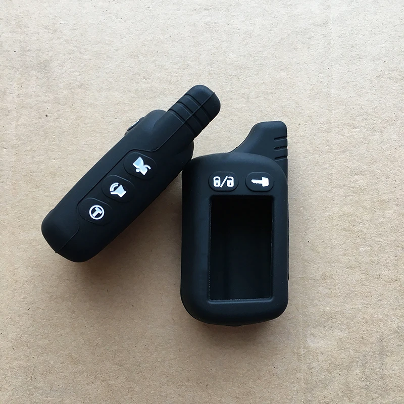 Русская версия силиконовый чехол для TZ9020 TZ9030 Tomahawk TZ9010 lcd TZ9010 двухсторонний чехол для дистанционного ключа автомобиля аксессуары для ключей 5 ключей
