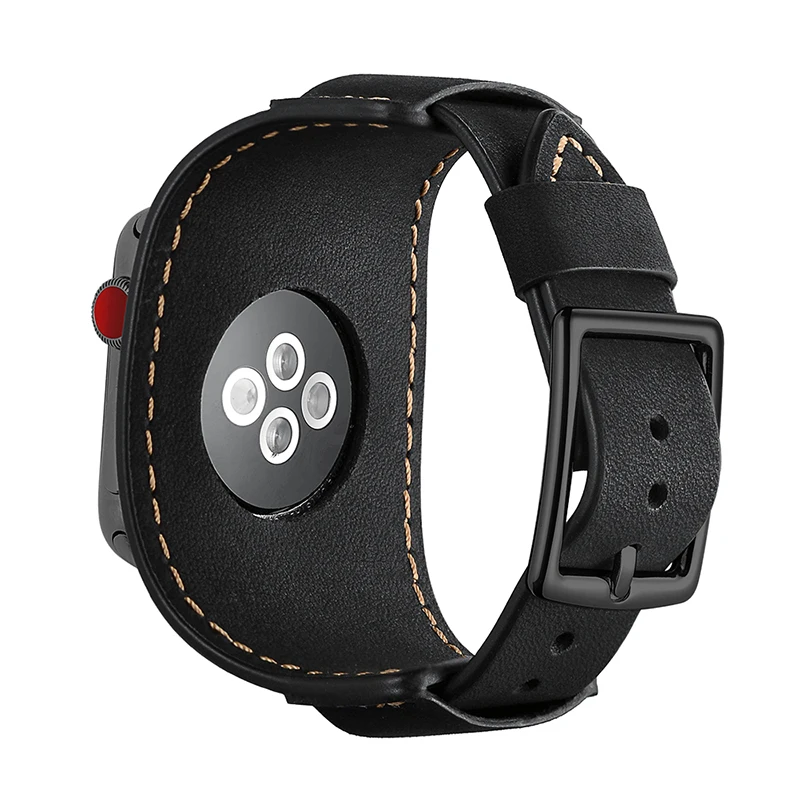 Новейший браслет из натуральной кожи ремешок для Apple Watch Series 1 2 3 iWatch 38 мм 42 Ремешки