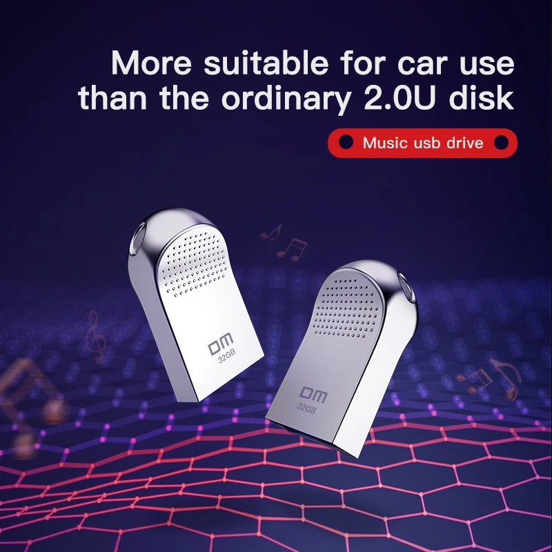 Флэш накопитель USB2.0 PD125 из металла 16 ГБ 32 мини диск памяти простой стиль для