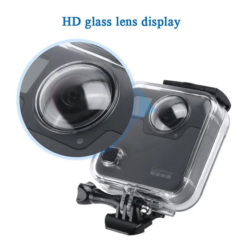 Водонепроницаемый чехол для камеры GoPro Fusion с поворотом на 360 градусов защитный