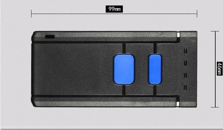 Новейший портативный беспроводной лазерный сканер штрих-кода Bluetooth считыватель