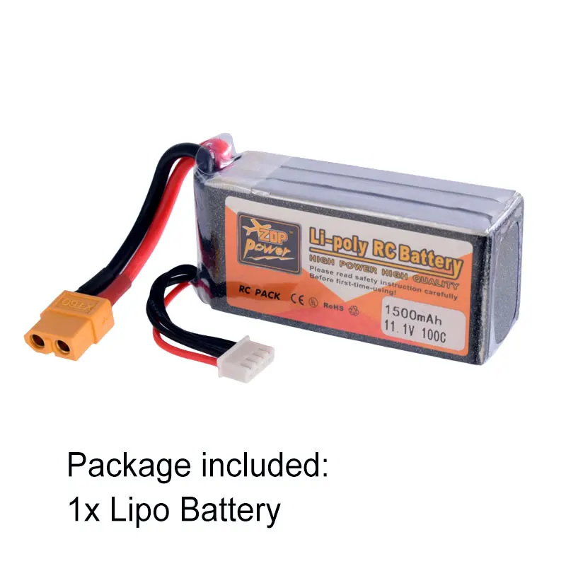 ZOP Power 7 4 В 11 1 14 8 в 18 5 1500 мАч 100C 2S 3S 4S 5S Lipo батарея XT60 вилка перезаряжаемая для