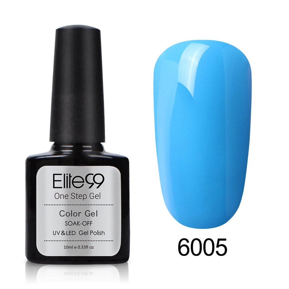Elite99 Pro одношаговый лак для ногтей гель 3 в 1 УФ светодиодный отмачиваемый LED