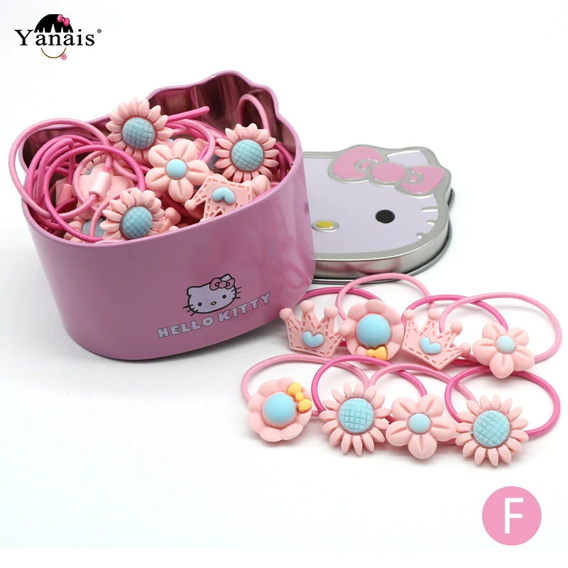 50 шт. в коробке hello kitty бант заколки шпильки аксессуары для девочек лента бант для волос рождественские украшения закол