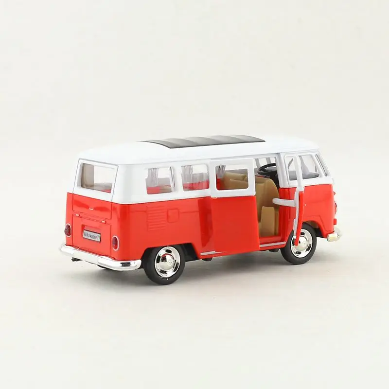 1 шт. 1:43 серии 4,5 ''11,2 см Volkswagen T1 автобус автомобиль вытяните назад сплава Модель автомобиля коллекция крутой мальчик игрушка подарок