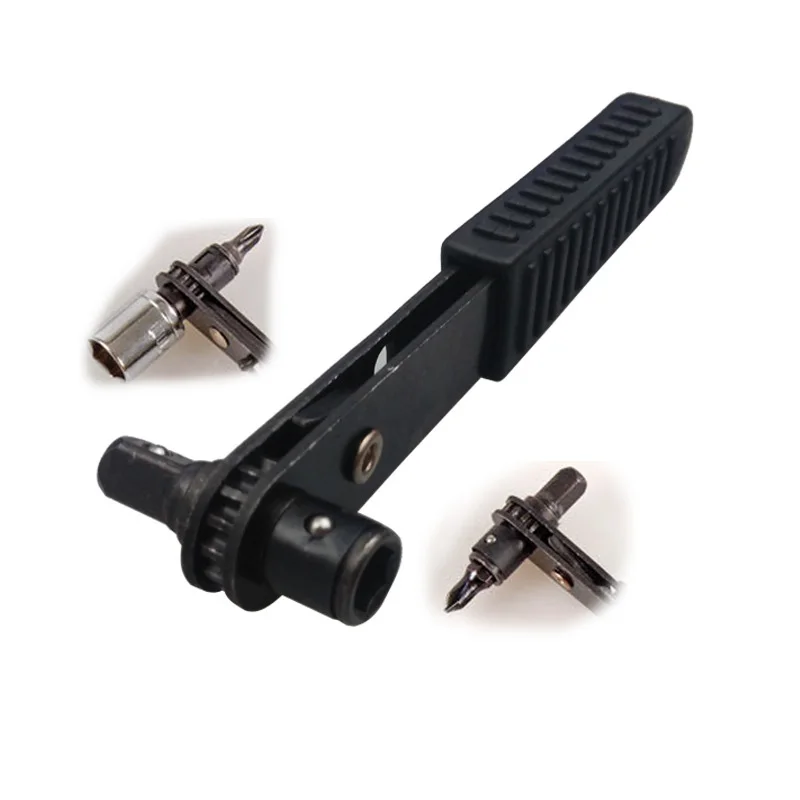

multitul flexible mini ratchet screwdriver set flexsteel magnetic multitool bit rod holder Handle Socket Wrench Spanner Tool