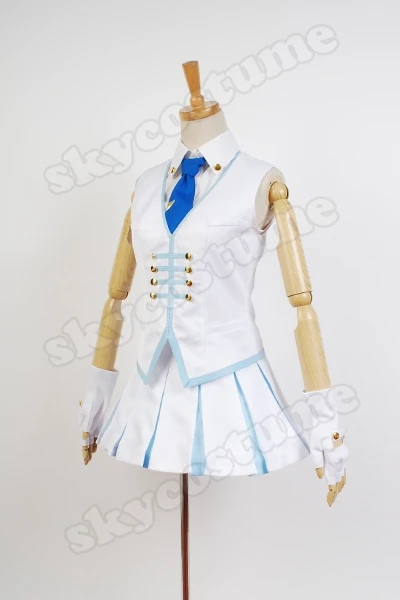 Love Live! Костюм для косплея школьного идола Project Hoshizora Rin женское короткое летнее