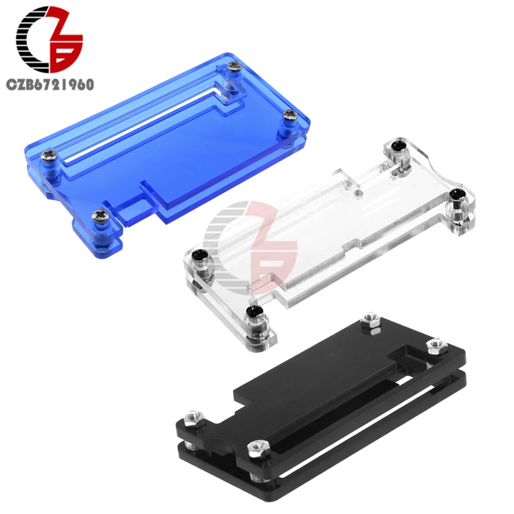 Прозрачный акриловый защитный чехол для Raspberry Pi Zero Camera синий черный | Инструменты