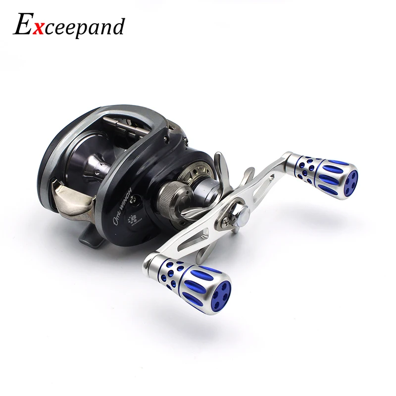 Exceepand Blue Power Baitcaster рыболовная Катушка Ручка для Abu Garcia Daiwa Baitcast ручки|Рыболовные